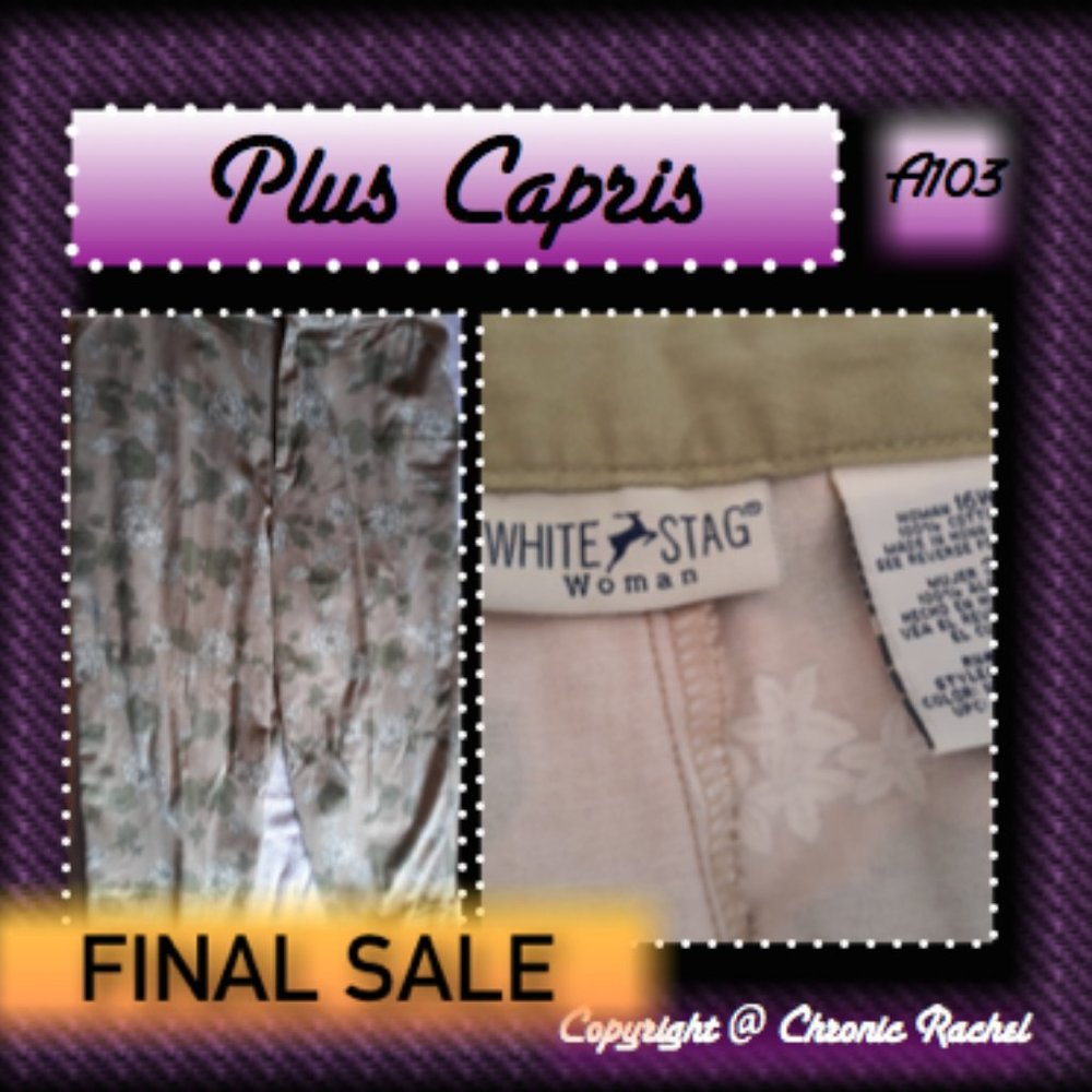 7-Piece Plus Size Blouse & Capris Collection - Picture 8 of 11